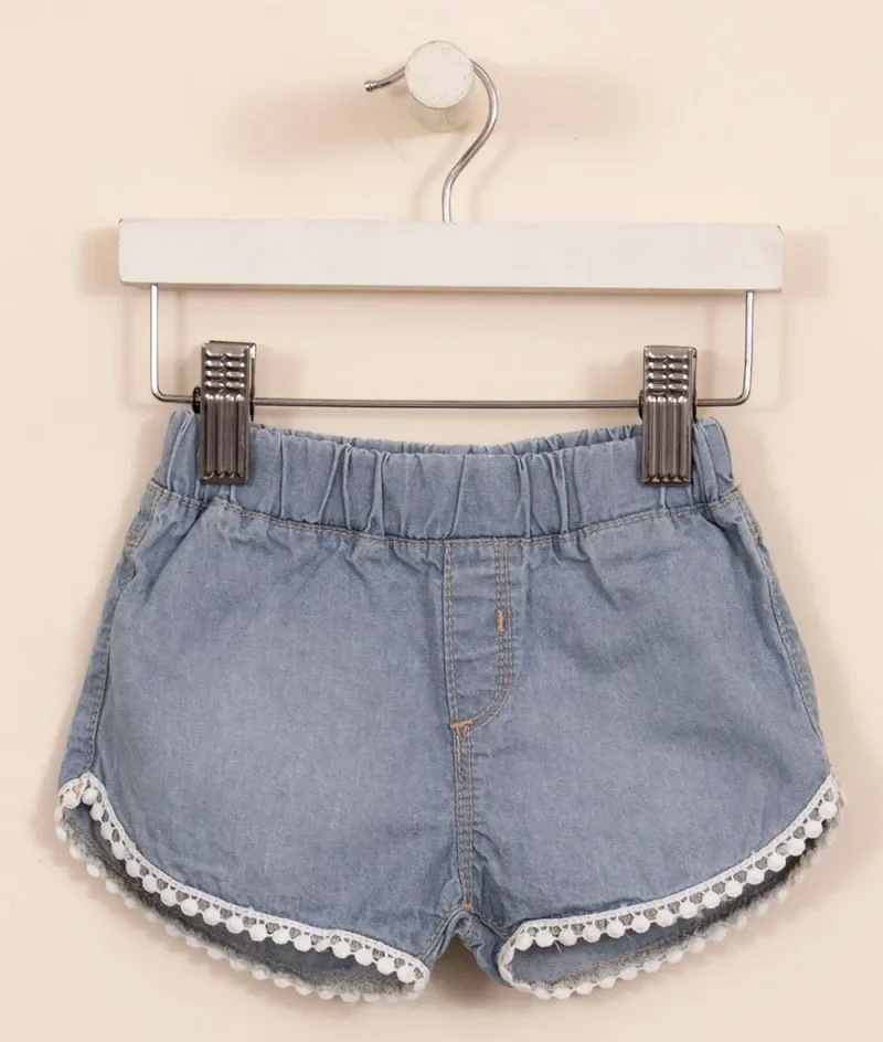 Short Denim Mini Capri