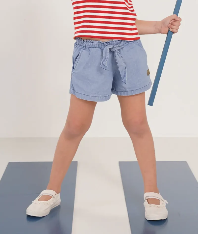 Short Denim Kid Paper Bag - Image 3