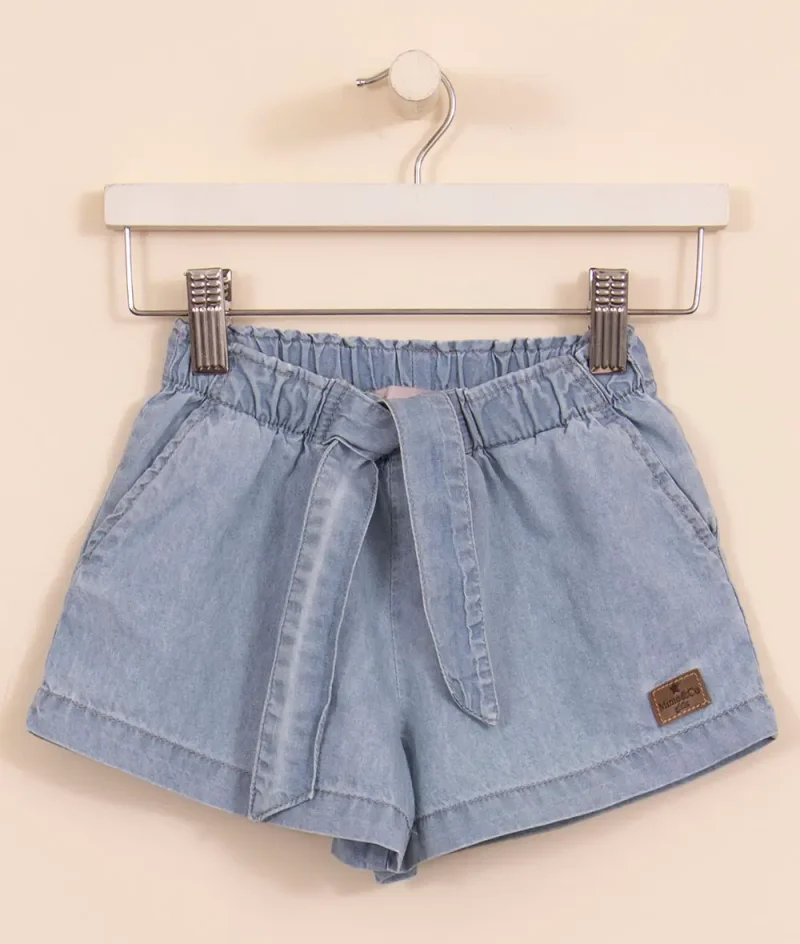 Short Denim Kid Paper Bag