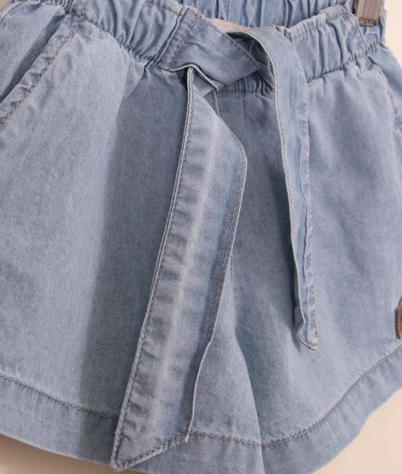 Short Denim Kid Paper Bag - Image 2