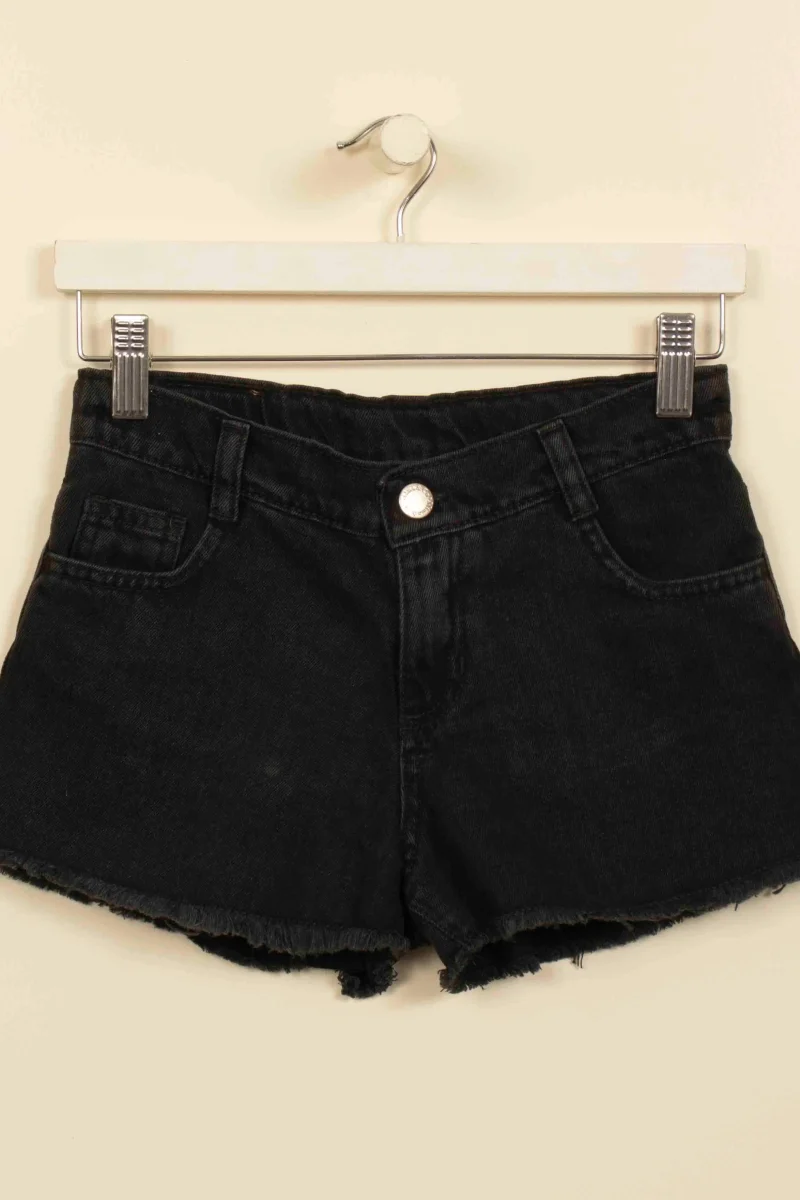 short denim jr black bell