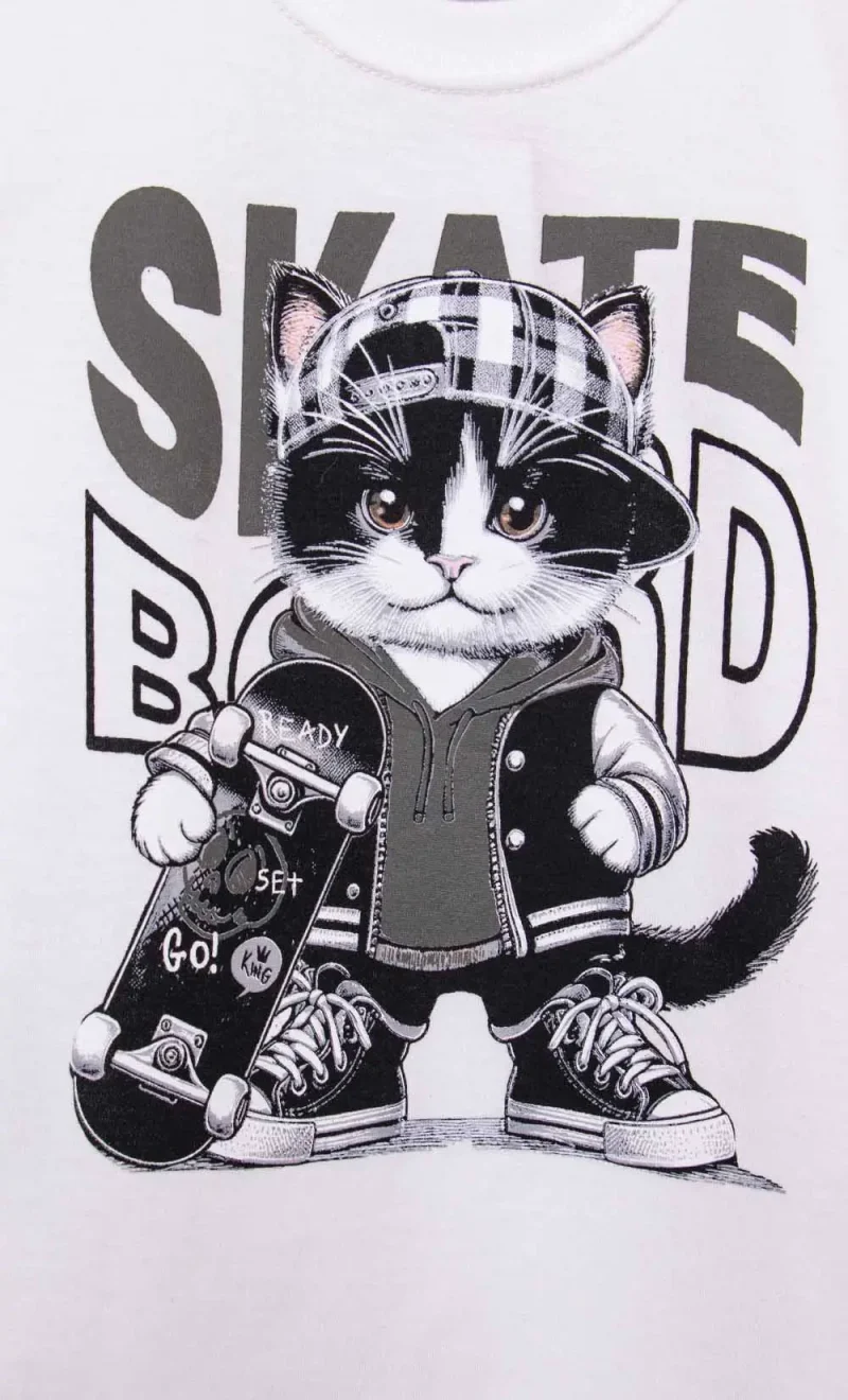 T-Shirt kid cat - Image 3