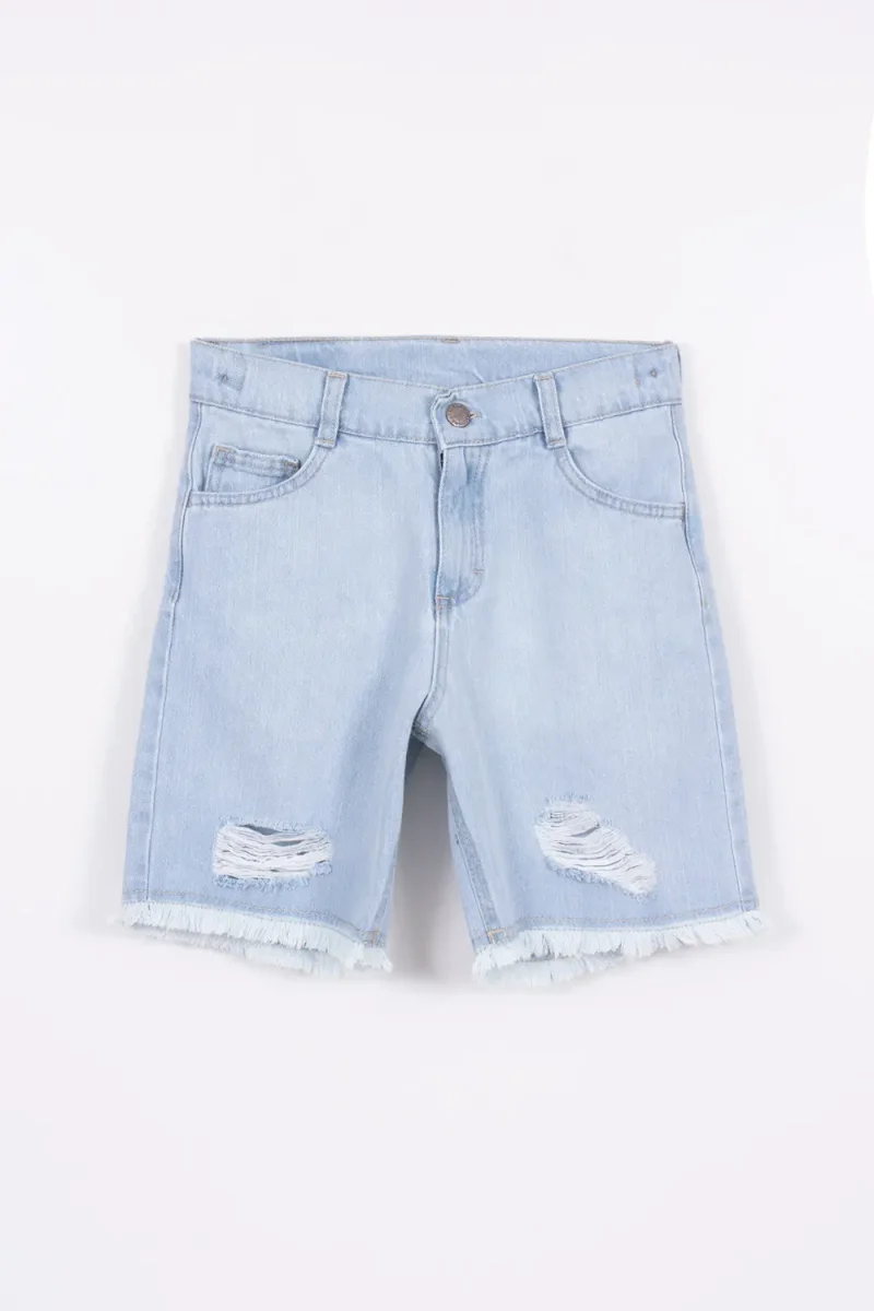 Short Denim Jr Destroyed