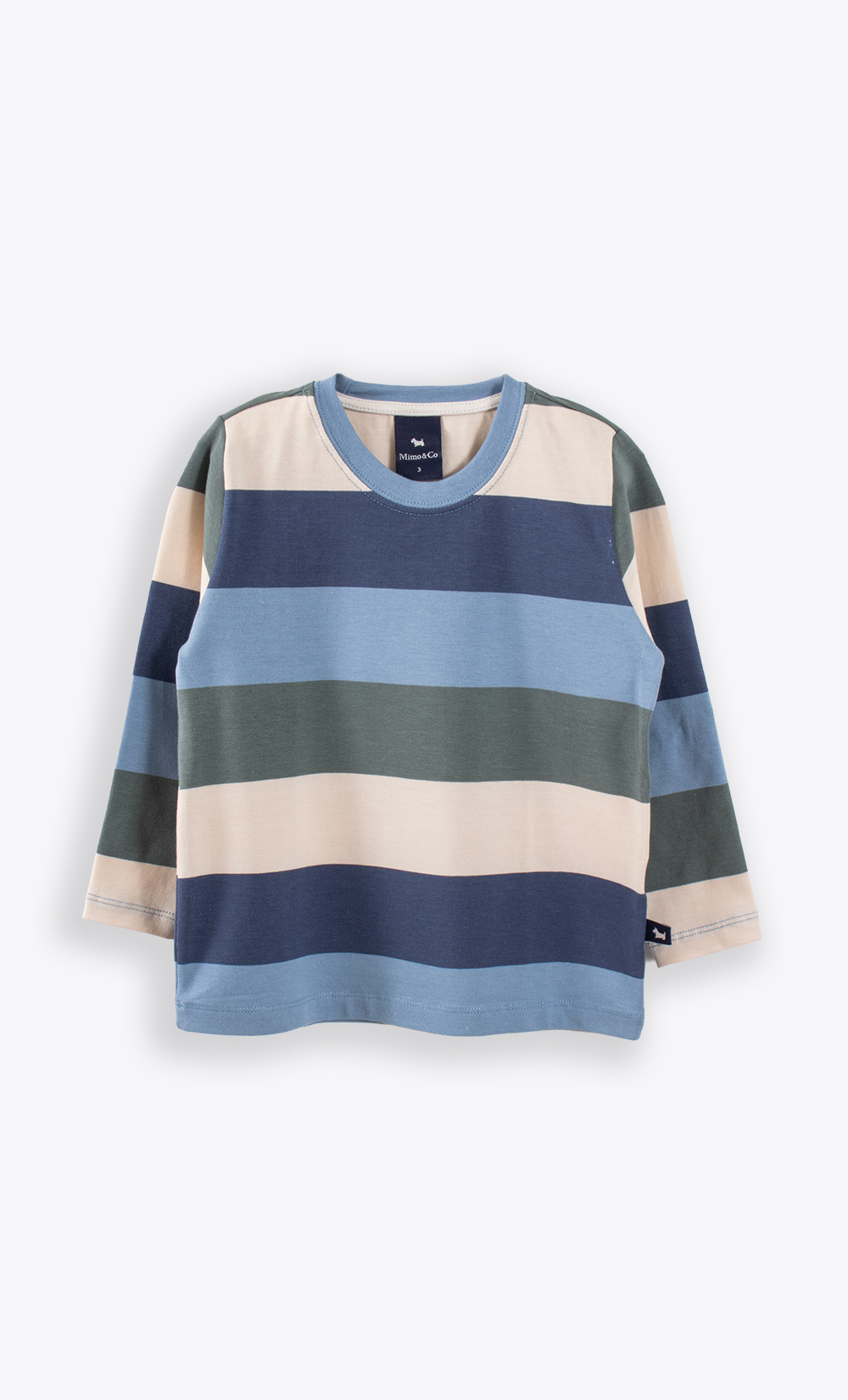 REMERA KID RAYADA