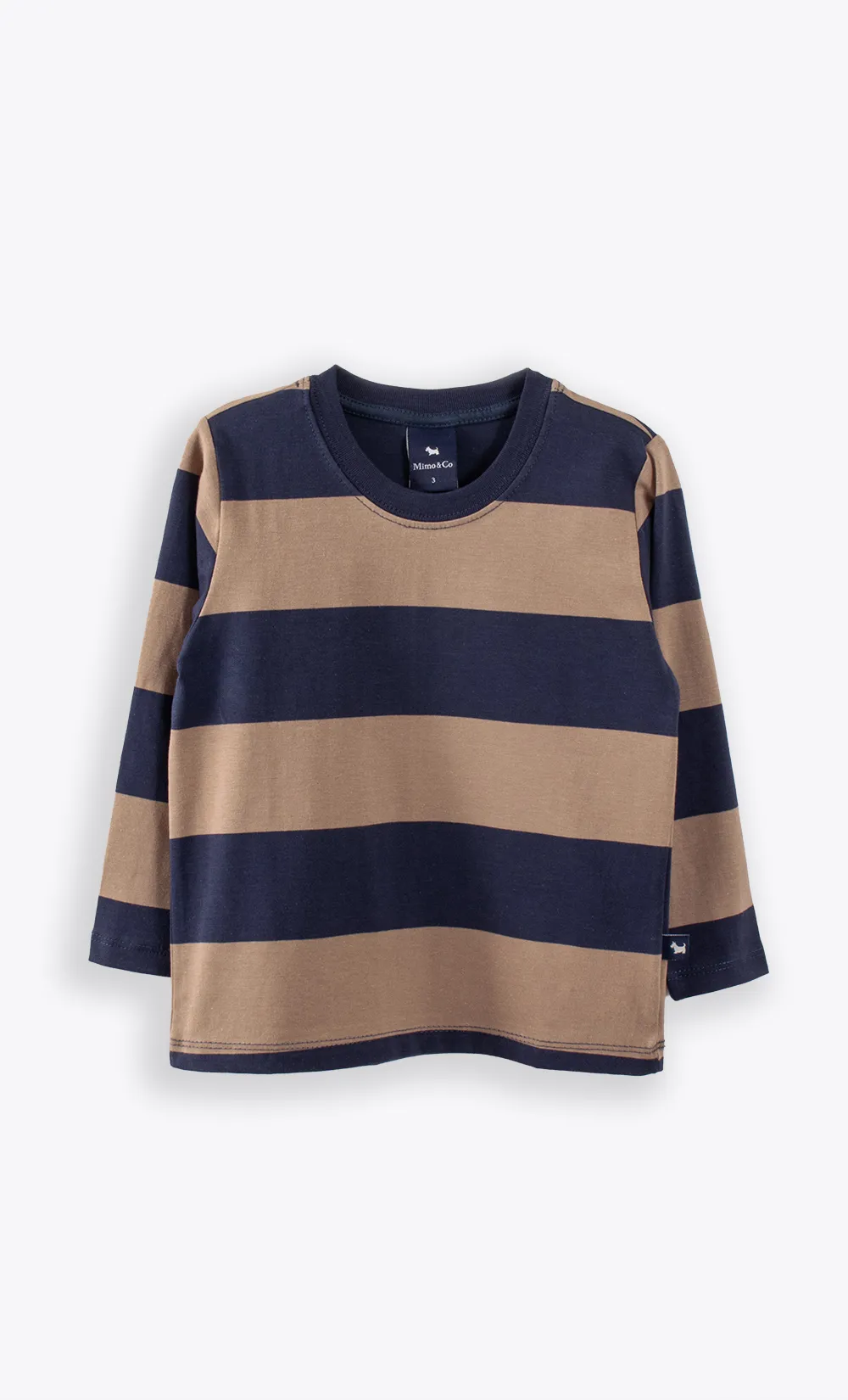REMERA KID RAYADA